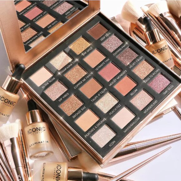 ❣️2/$36 NIB ICONIC London Day to Slay Eyeshadow Palette 20 Shades Retail $62.00 - Picture 1 of 14